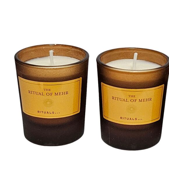 4 x RITUALS The Ritual Of Mehr Mini Scented Candle Travel - Picture 3 of 7